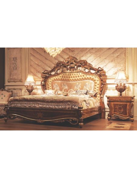 Empire Hand Carved Bed. Sleep like a Tsar