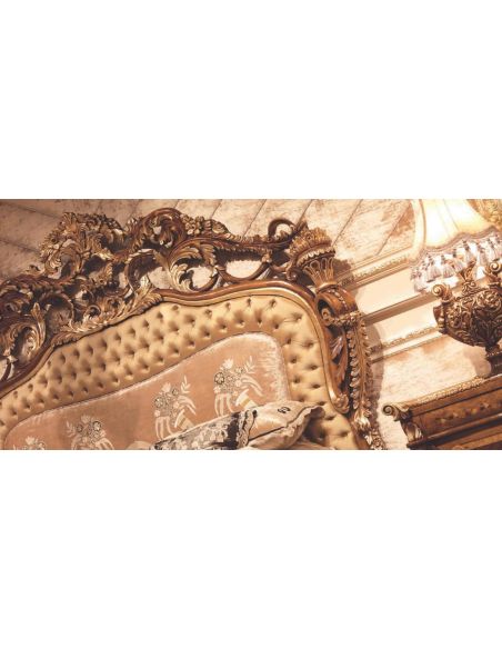 Queen and King Sized Beds Empire Hand Carved Bed. Sleep like a Tsar