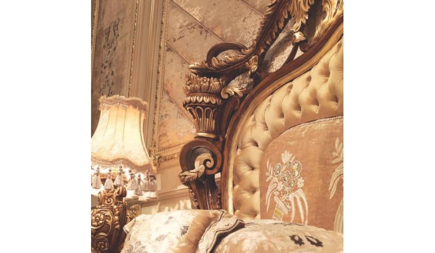 Queen and King Sized Beds Empire Hand Carved Bed. Sleep like a Tsar
