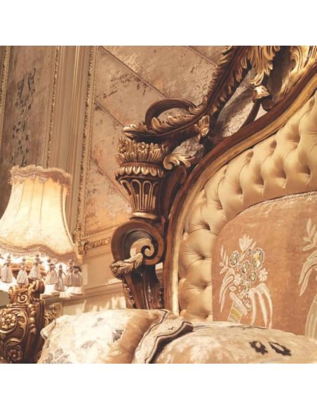 Queen and King Sized Beds Empire Hand Carved Bed. Sleep like a Tsar