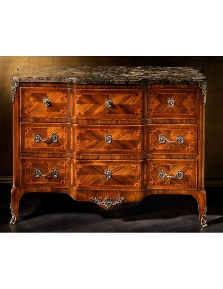 Handmade Italian furniture chest of drawers
