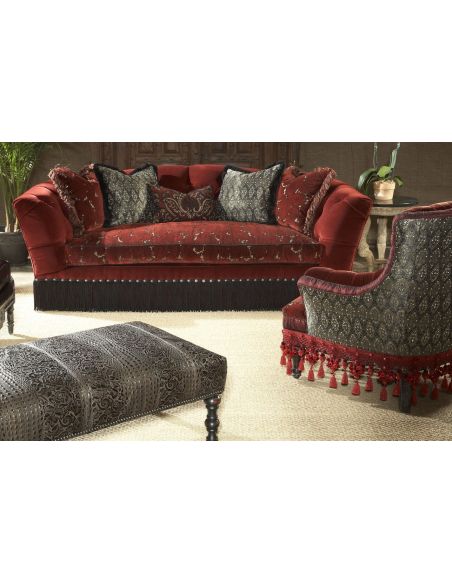 Hermitage sofa. Luxury furniture, Ravishing Red