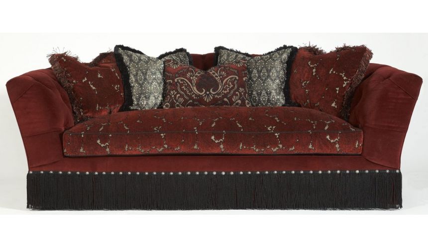 Super glam large comfy sofa