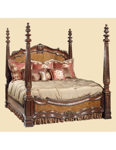High class furniture, master bedroom set, 4 post bed