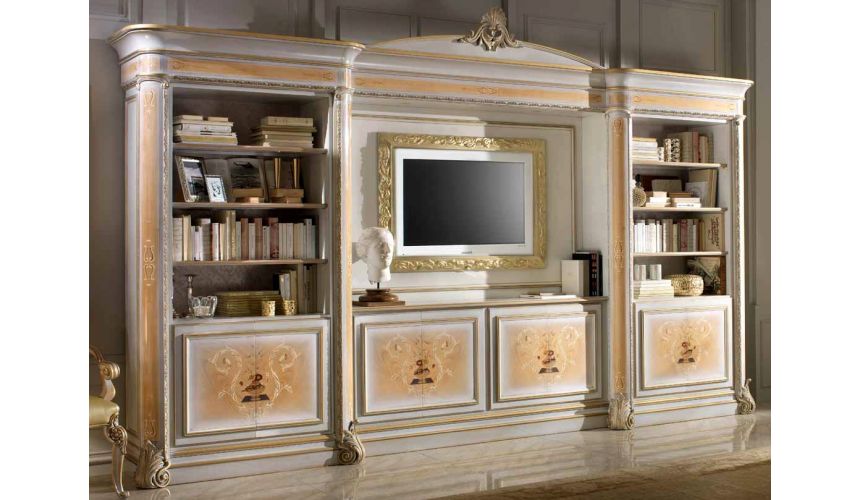 Breakfronts & China Cabinets High end china display cabinet Italian luxury furniture