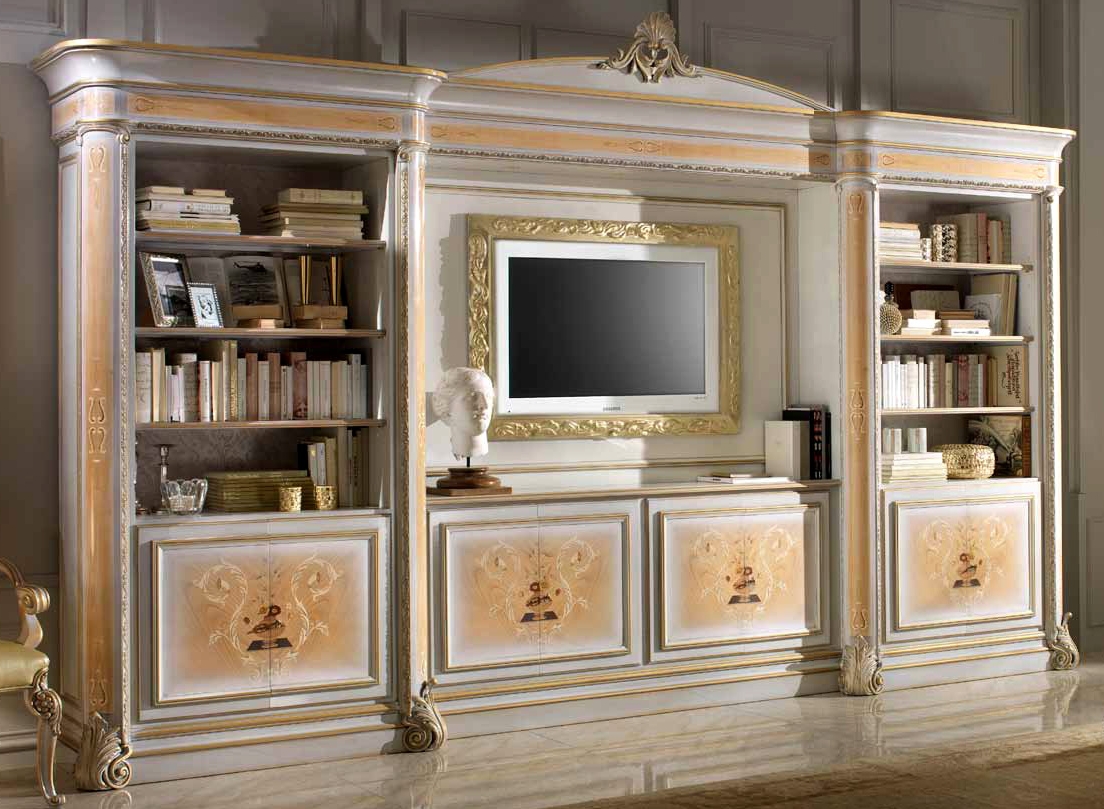 Breakfronts & China Cabinets High end china display cabinet Italian luxury furniture
