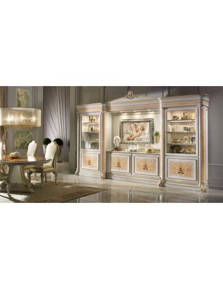 Breakfronts & China Cabinets High end china display cabinet Italian luxury furniture