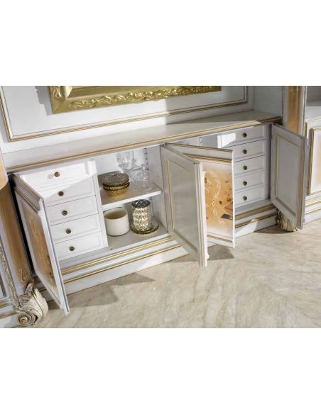 Breakfronts & China Cabinets High end china display cabinet Italian luxury furniture