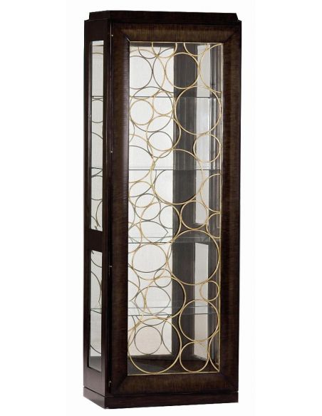 Dining Tables High end display cabinet. Modern furnishings.