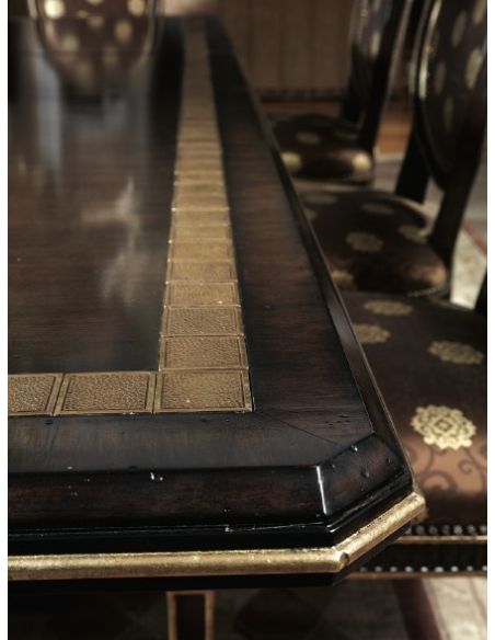 Dining Tables High end display cabinet. Modern furnishings.