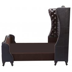 BEDS - Queen, King & California King Sizes Grand Tufted Headboard with Wingback 2