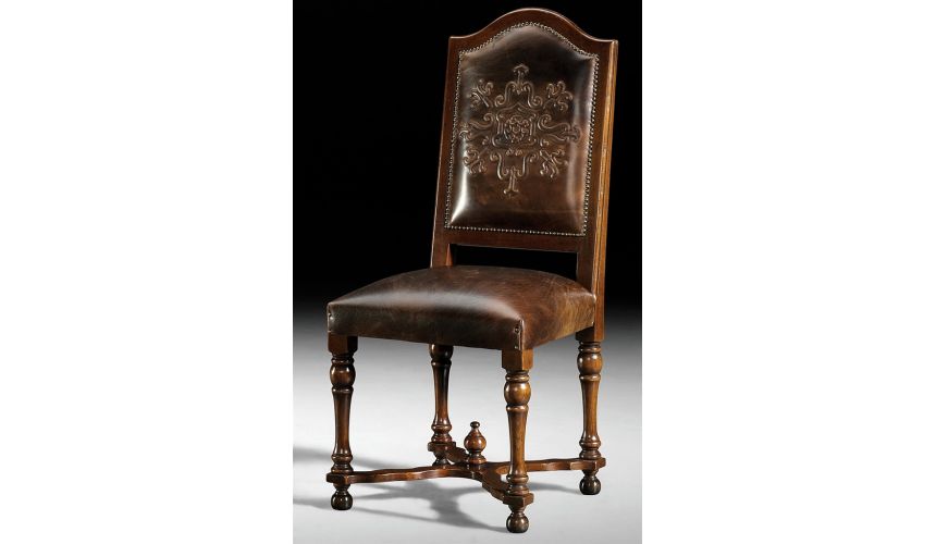 Dining Chairs High end furniture, solid walnut dining chairs.