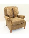 MOTION SEATING - Recliners, Swivels, Rockers High quality furnishings, Fawn hair hide leather recliner
