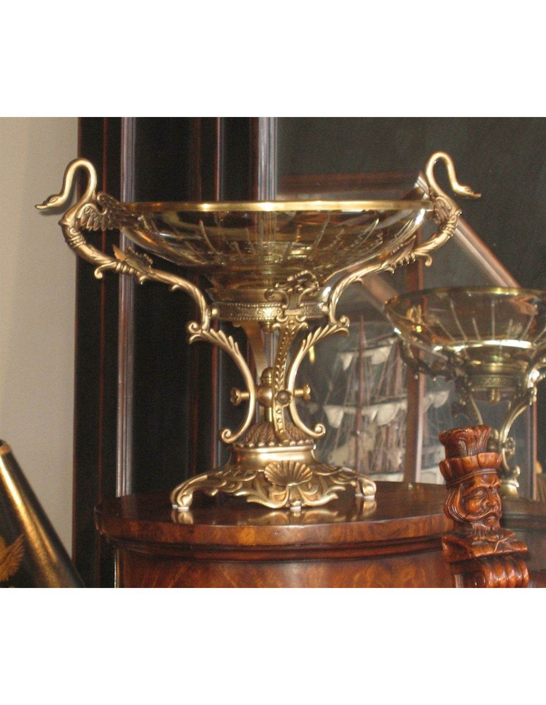 Wedding Gift Item Swan Shape Brass Bowl Set at Rs 749/box