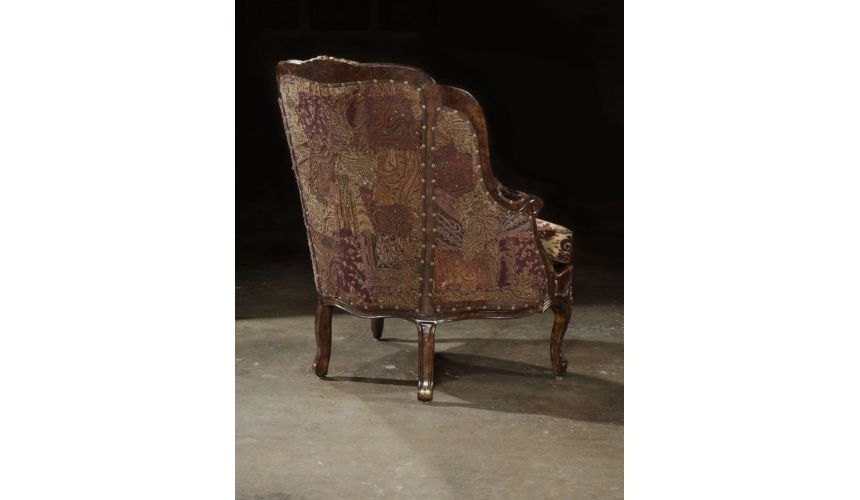 Luxury Leather & Upholstered Furniture High style chair traditional furniture