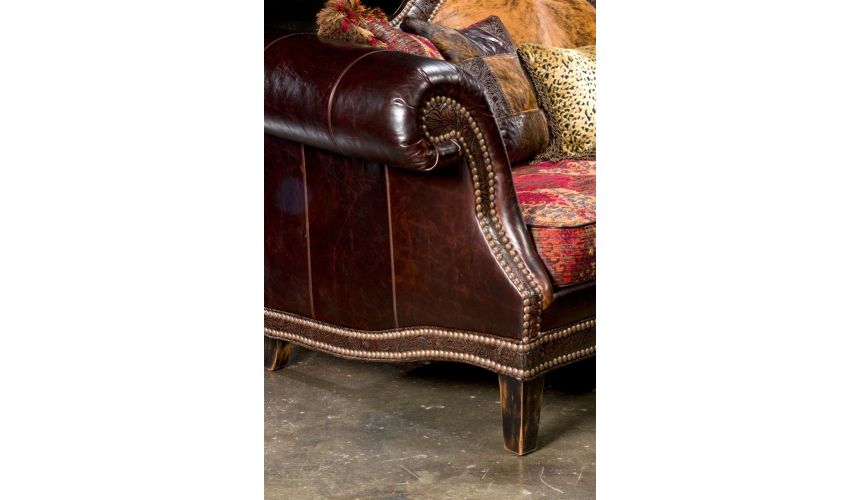 SOFA, COUCH & LOVESEAT High style country western sofa. USA made