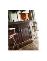 Home Bar Furniture Home bar. Oak wood, granite top with brass rail and canopy