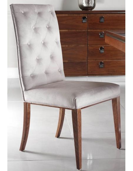 Tufted Upholstered Armless Chair