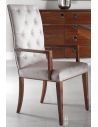 Dining Chairs Tufted Upholstered Armless Chair