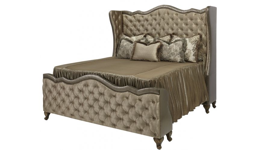 BEDS - Queen, King & California King Sizes Plush Tufted Upholstered Bed
