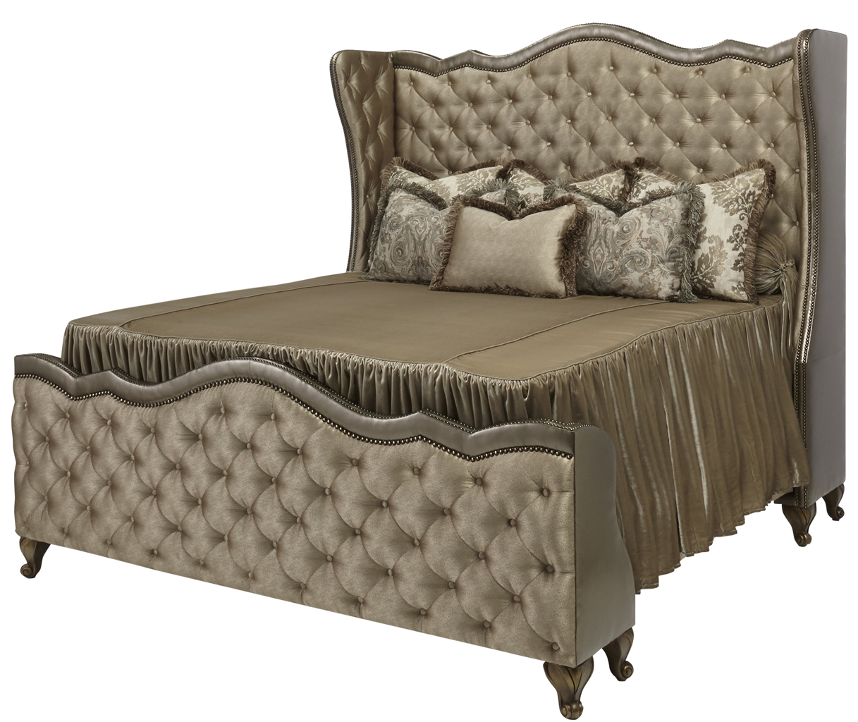 BEDS - Queen, King & California King Sizes Plush Tufted Upholstered Bed