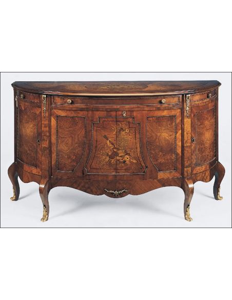 Italian furniture from Bernadette Livingston Furniture Chestnut and cherry veneer