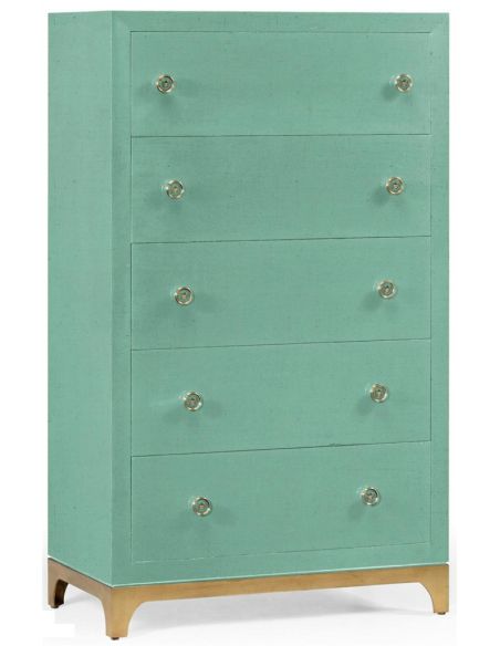 Square & Rectangular Side Tables Five Drawers Wearing Alexander Table-84
