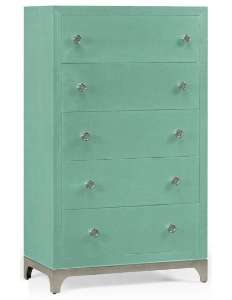 Square & Rectangular Side Tables Five Drawers Wearing Alexander Table-84