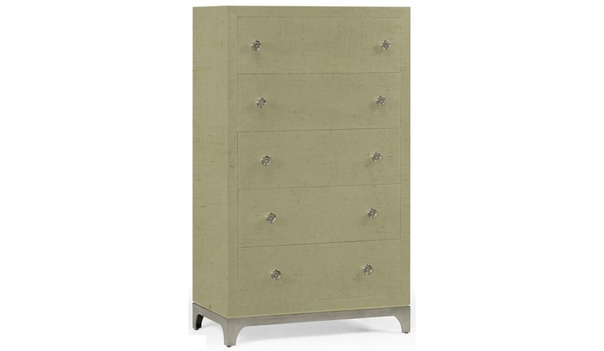 Square & Rectangular Side Tables Five Drawers Wearing Alexander Table-84
