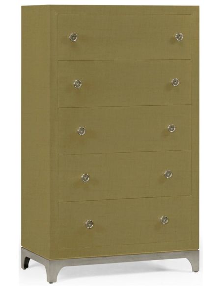 Square & Rectangular Side Tables Five Drawers Wearing Alexander Table-84