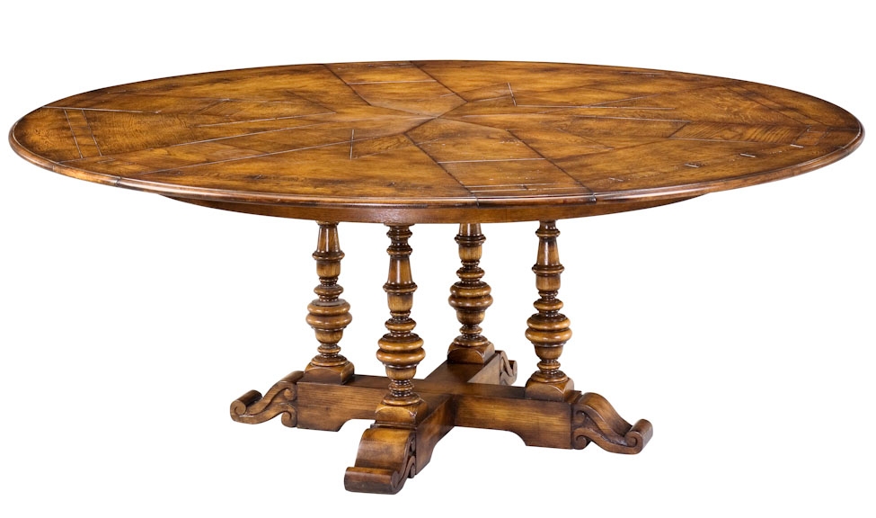 Dining Tables Solid Oak, Jupe Dining Table 84\\", 70\\", 56\\" open