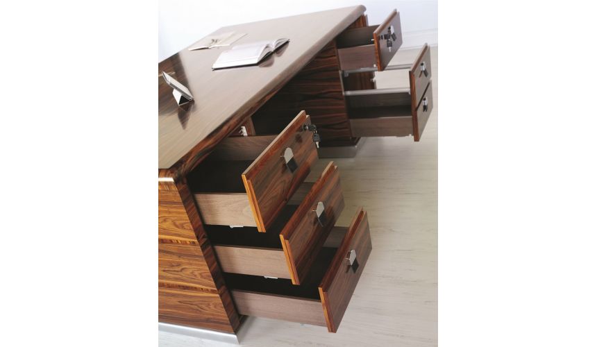 Executive Desks Multi-Shelf Desk