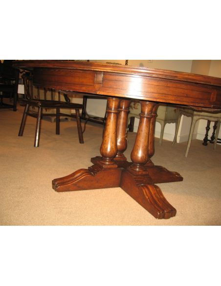 Dining Tables 22 Jupe table with self storing leaves, center pops up