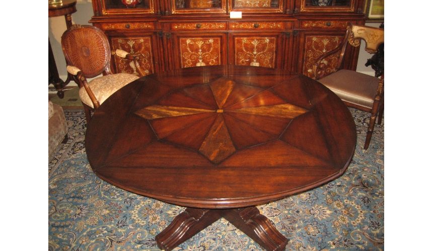 Dining Tables 22 Jupe table with self storing leaves, center pops up