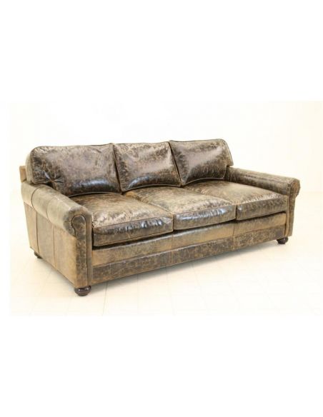 Lancaster leather sofa leather upholstered furniture