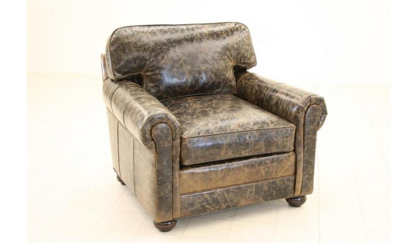 Lancaster leather sofa leather upholstered furniture