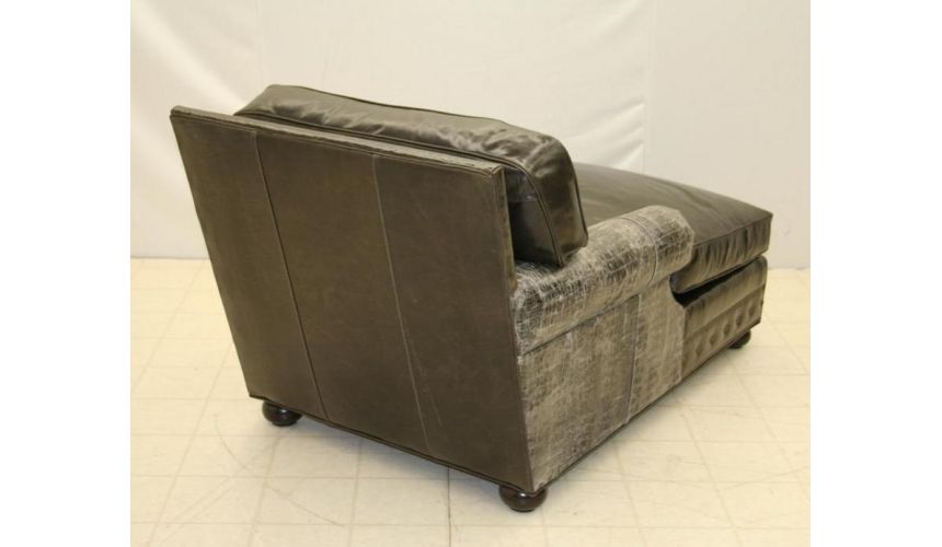 Leather Chaise 9831CHS