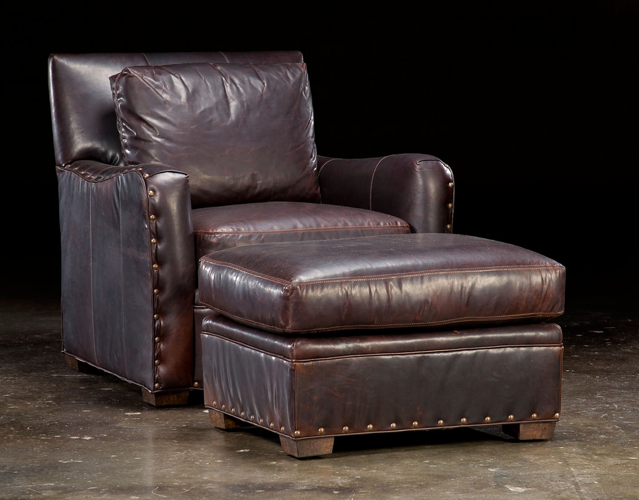 Luxury Leather & Upholstered Furniture Leather Club Chair