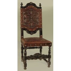 Dining Chairs Rustic Luxury Furniture Leather Side Chair