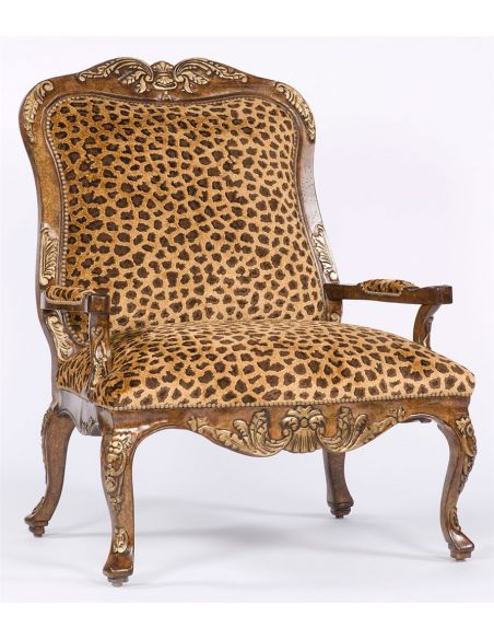 Leopard Louie accent chair. 90