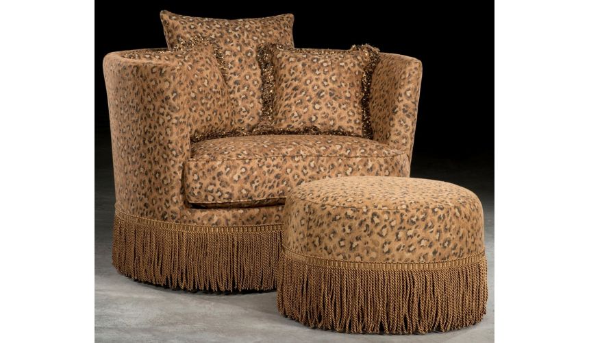 Swivel barrel chairs online for sale