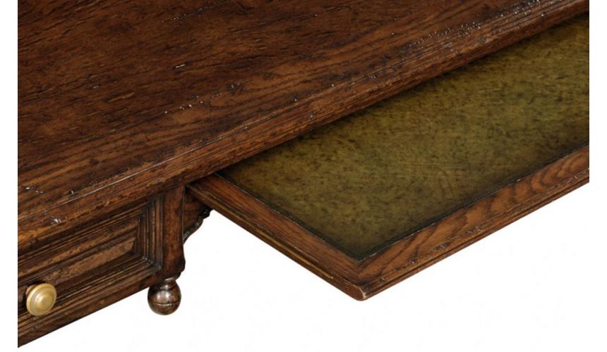 Executive Desks Library bookcase Home Office Writing Desk in Oak