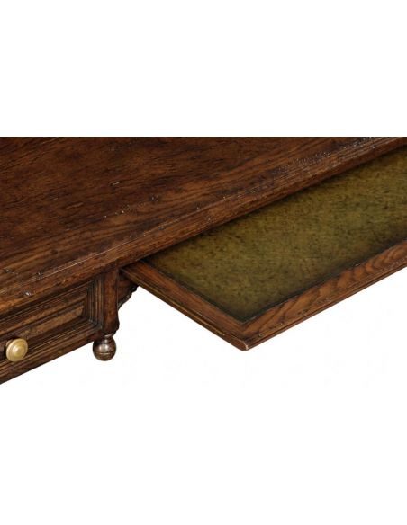 Executive Desks Library bookcase Home Office Writing Desk in Oak