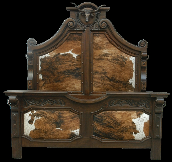 Longhorn Bed High Style Western Furniture The Best In Cowboy Decor