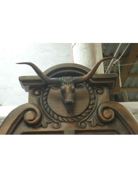 BEDS - Queen, King & California King Sizes Longhorn bed. High style western furniture. The best in cowboy decor.