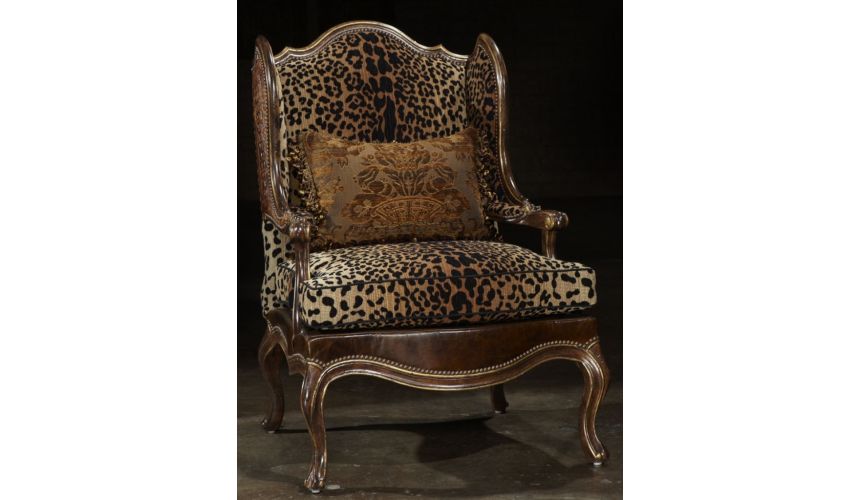 Luxury Leather & Upholstered Furniture Love My Leopard chair high end furniture