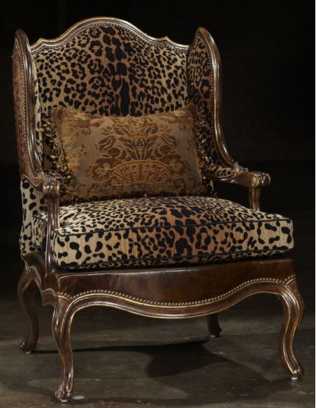 Love My Leopard chair high end furniture