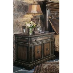 Low post bed nightstand. 462