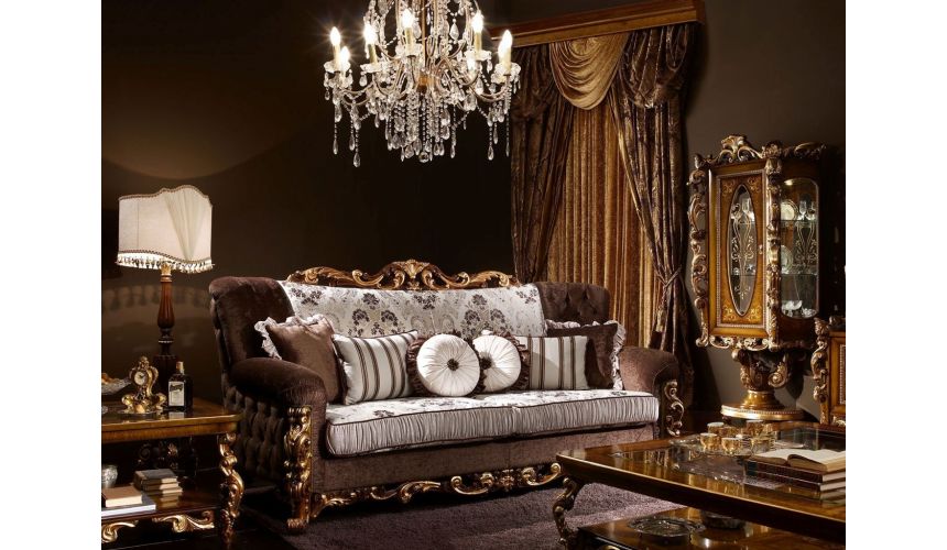 Luxury Leather & Upholstered Furniture Luxurious Armchair for Living Room