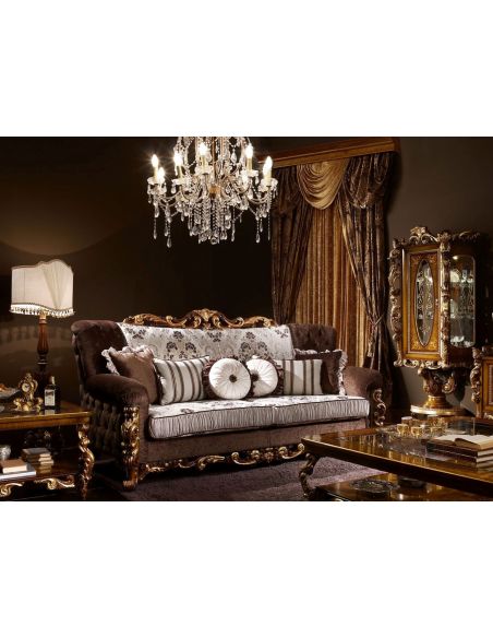 Luxury Leather & Upholstered Furniture Luxurious Armchair for Living Room